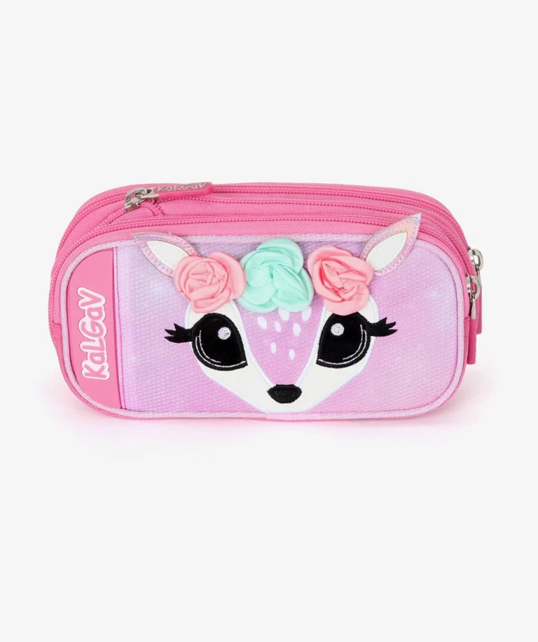 סט תיק טרולי אורטופדי וקלמר Itrolly Deer לילך