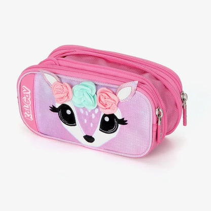 סט תיק טרולי אורטופדי וקלמר Itrolly Deer לילך