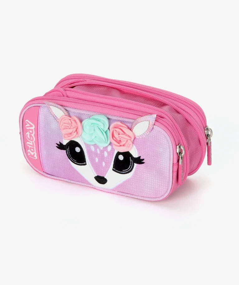 סט תיק טרולי אורטופדי וקלמר Itrolly Deer לילך