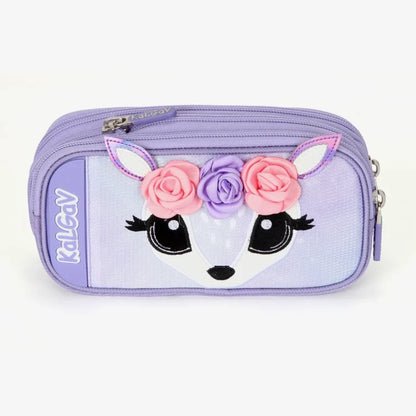 סט תיק טרולי אורטופדי וקלמר Itrolly Deer ורוד