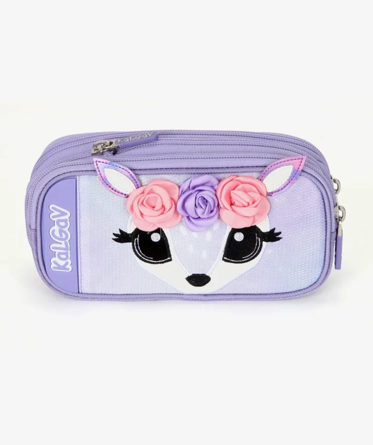 סט תיק טרולי אורטופדי וקלמר Itrolly Deer ורוד