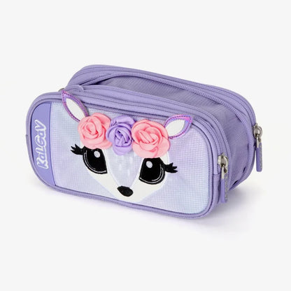 סט תיק טרולי אורטופדי וקלמר Itrolly Deer ורוד