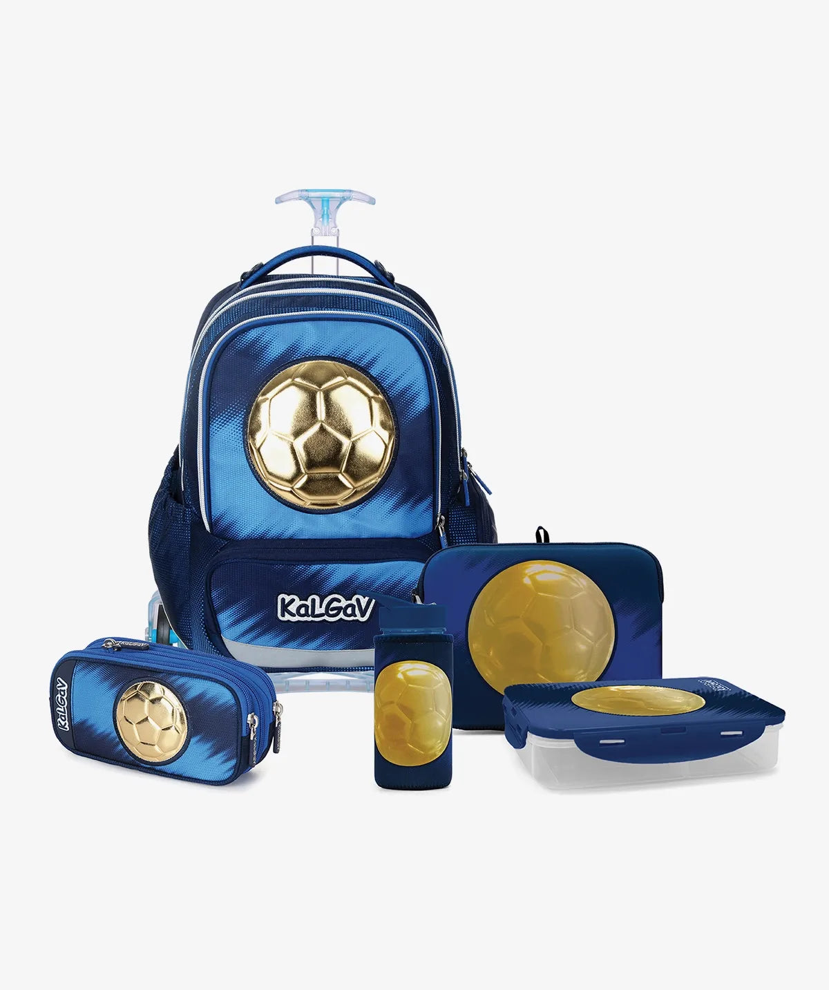 סט Soccer Ball X-fix Trolly נייבי
