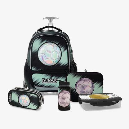 סט Soccer Ball X-fix Trolly שחור/מנטה