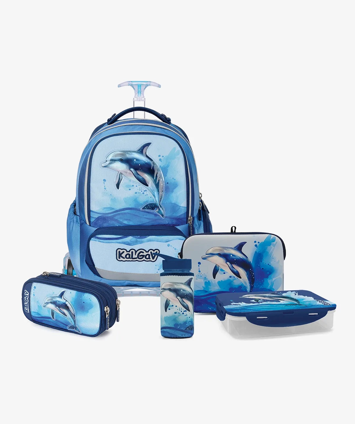 סט Dolphin X-fix Trolly כחול/גרדיאנט