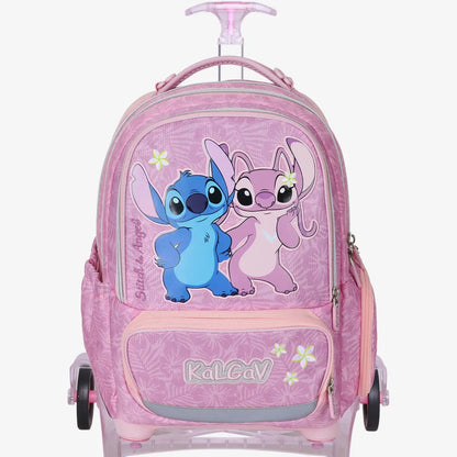 סט Stitch Couple X-fix Trolly ורוד