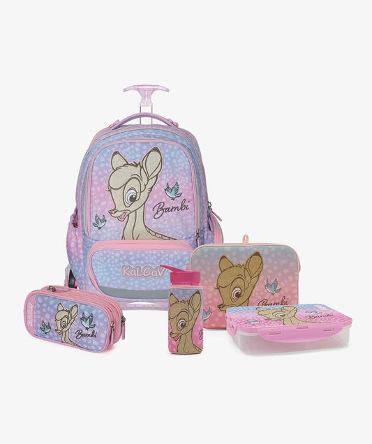 סט Bambi X-fix Trolly ורוד בהיר