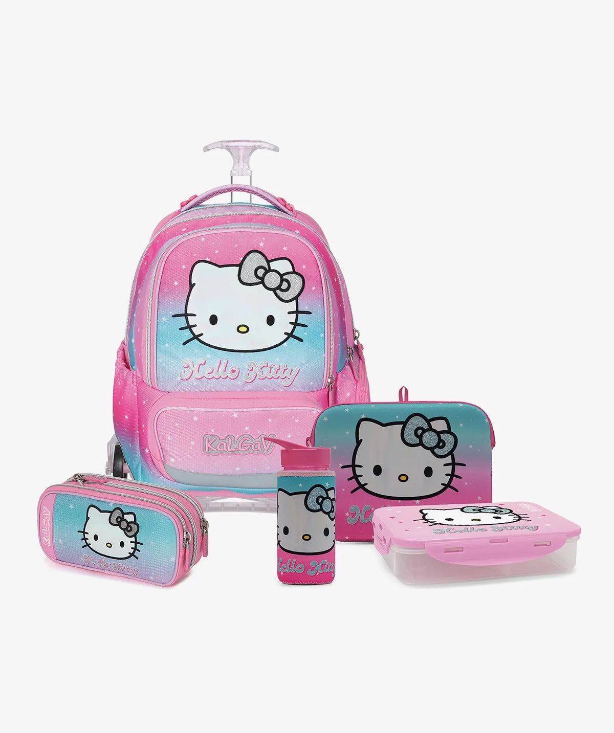 סט Hello Kitty X-fix Trolly ורוד/גרדיאנט