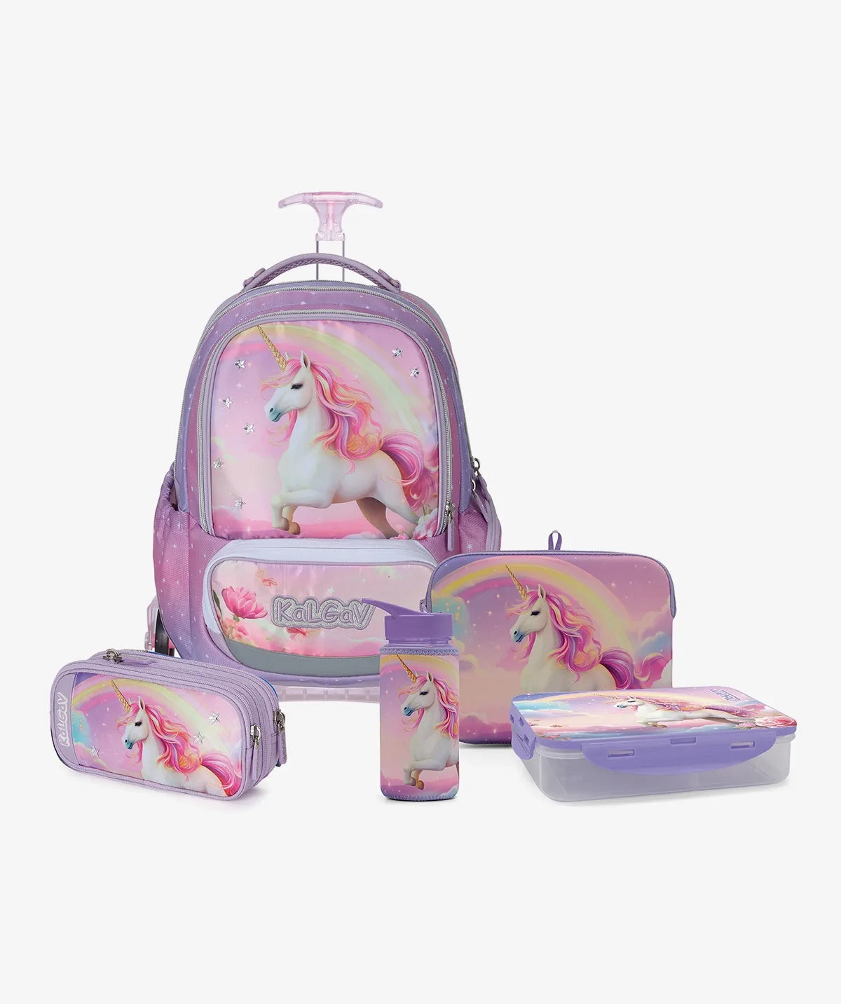 סט Magical Unicorn X-fix Trolly לילך