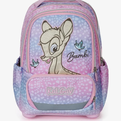 סט תיק טרולי אורטופדי וקלמר Itrolly Bambi ורוד בהיר