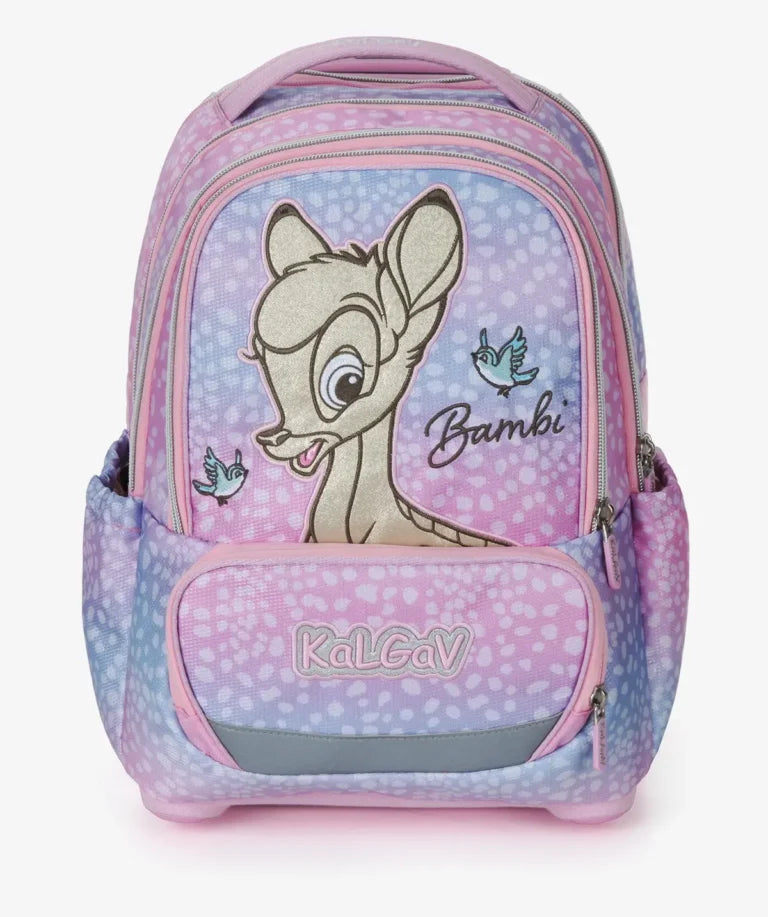 סט תיק טרולי אורטופדי וקלמר Itrolly Bambi ורוד בהיר