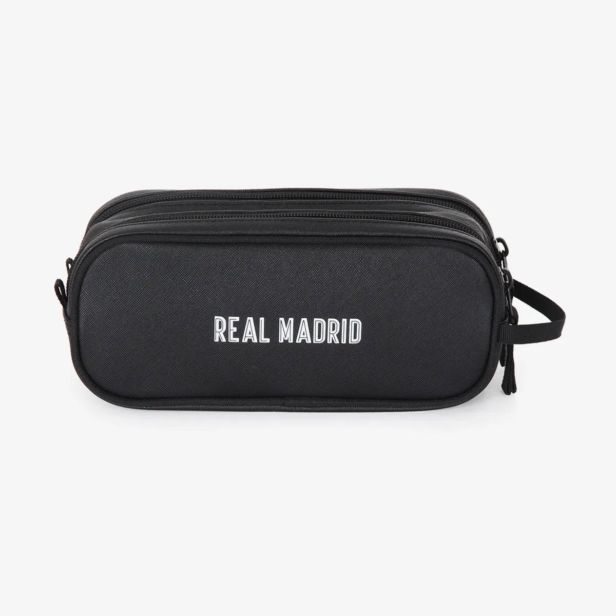 קלמר 2 תאים REAL MADRID לבן/שחור 93894