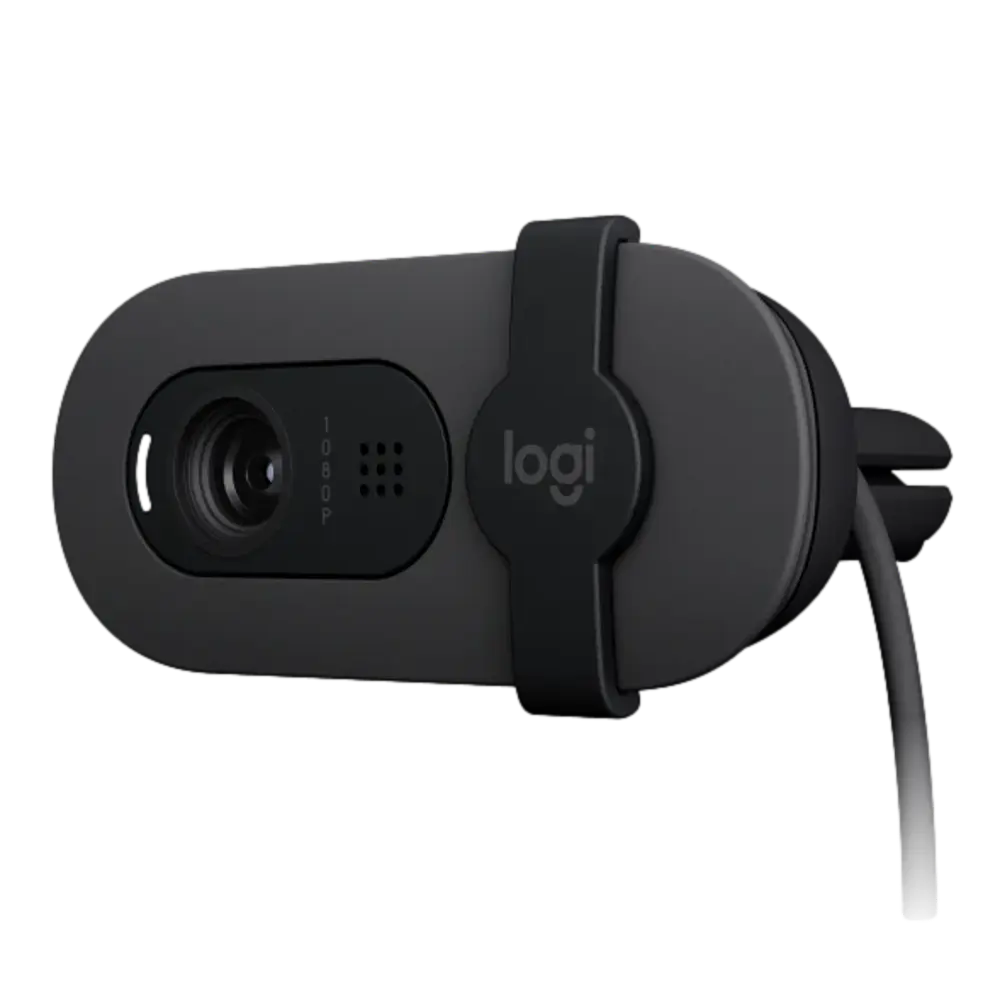 מצלמת רשת עם מיקרופון Logitech Brio 100 Full HD 1080p - Graphite