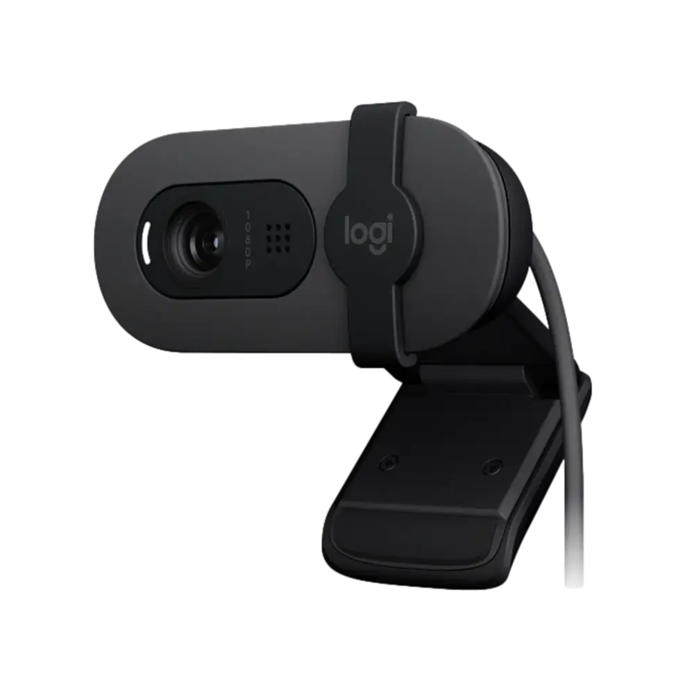 מצלמת רשת עם מיקרופון Logitech Brio 100 Full HD 1080p - Graphite