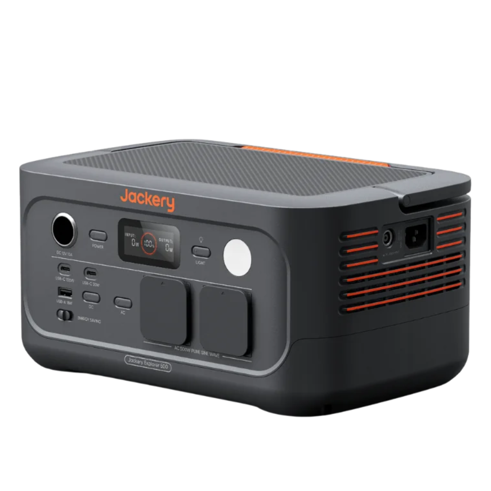 תחנת כוח ניידת - JACKERY Explorer 500V2-512Wh-LifePo4