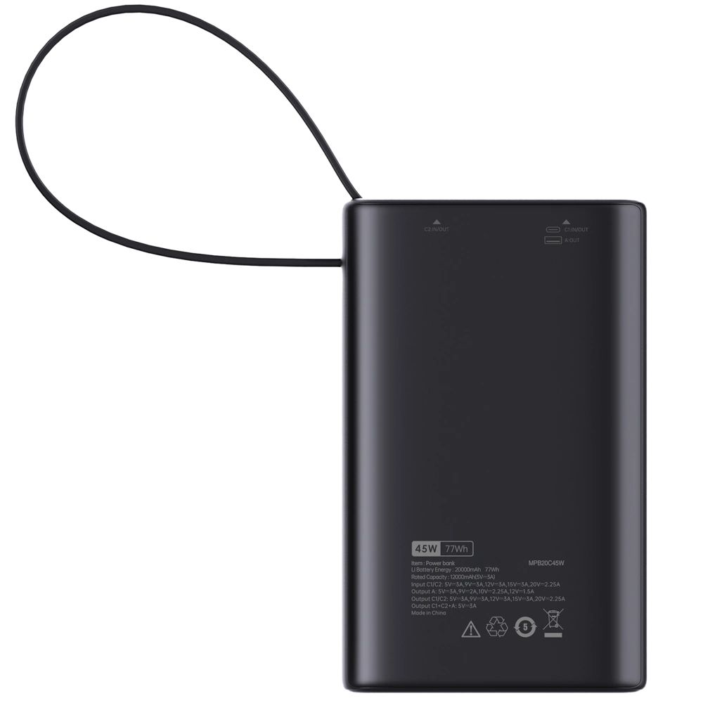 סוללה ניידת Miracase MPB20C45W