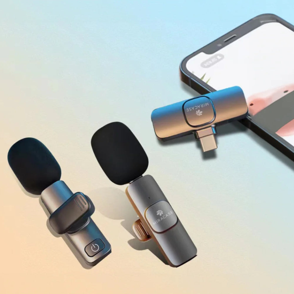 מיקרופון דש אלחוטי כפול דגם MWMC550 מבית MIRACASE