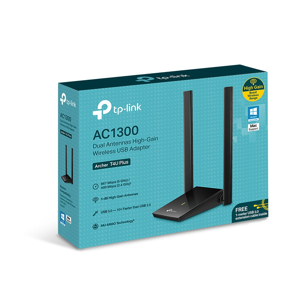 כרטיס רשת USB אלחוטי AC1300 Archer T4U Plus TP-LINK