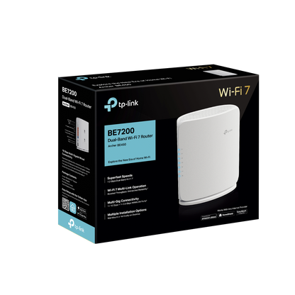 נתב אלחוטי Tp-link Archer BE450 BE7200 Wi-Fi 7 Router