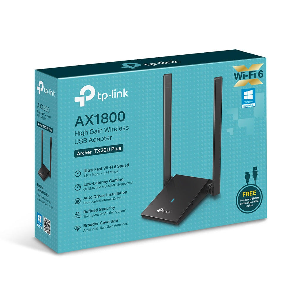 כרטיס רשת USB Archer TX20U Plus AX1800 - TP-link