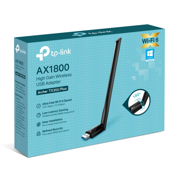 מתאם Archer TX35U Plus AX1800 USB TP-link