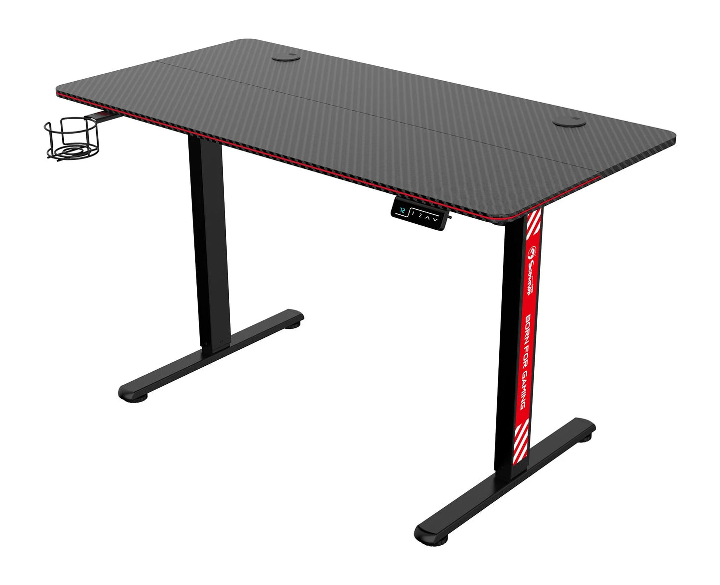שולחן גיימינג חשמלי 120 ס''מ מתכוונן לגובה MARVO DE-10 RGB