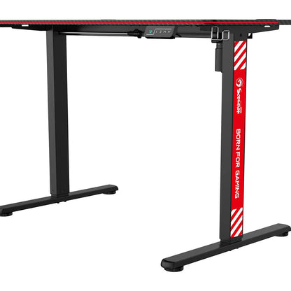 שולחן גיימינג חשמלי 120 ס''מ מתכוונן לגובה MARVO DE-10 RGB