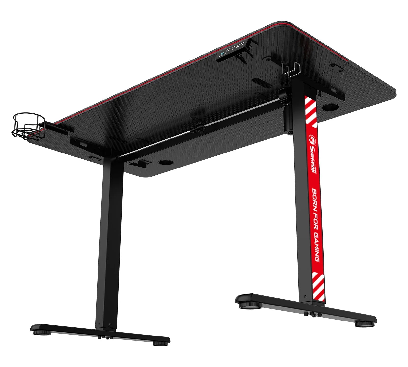 שולחן גיימינג חשמלי 120 ס''מ מתכוונן לגובה MARVO DE-10 RGB