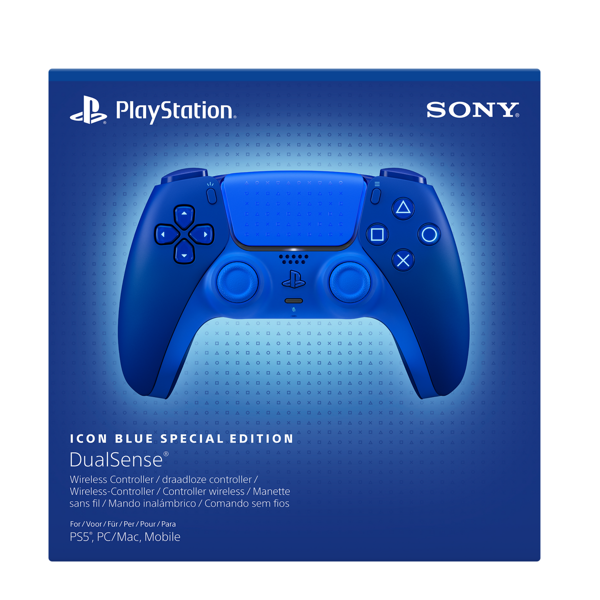 בקר PS5 Dualsense Blue Icon LE