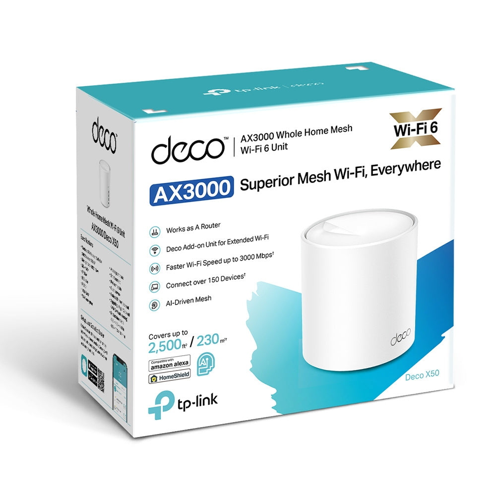 מגדיל טווח Deco X50 Ax3000 Wifi 6 Tp-Link