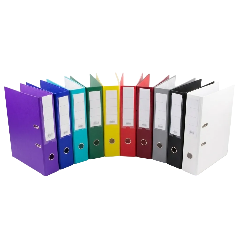 קלסר משרדי גב 8 - ציפוי למינציה