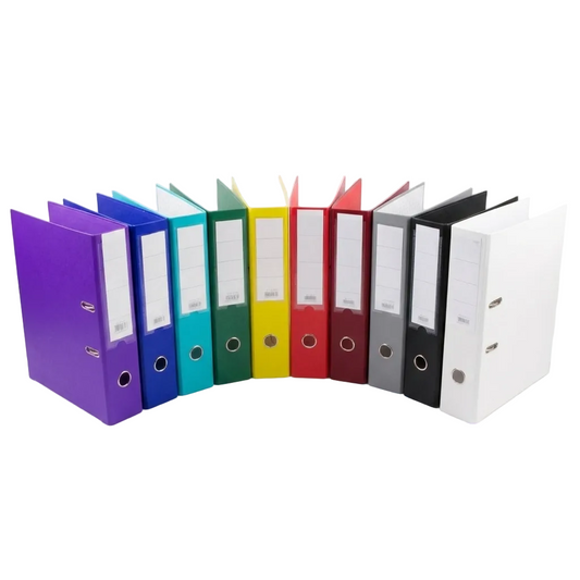 קלסר משרדי גב 8 - ציפוי למינציה