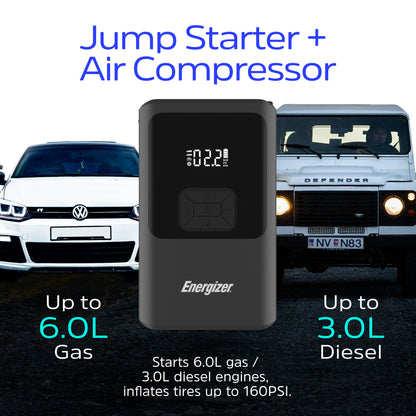 בוסטר התנעה לרכב Energizer Je10000jp 1500a