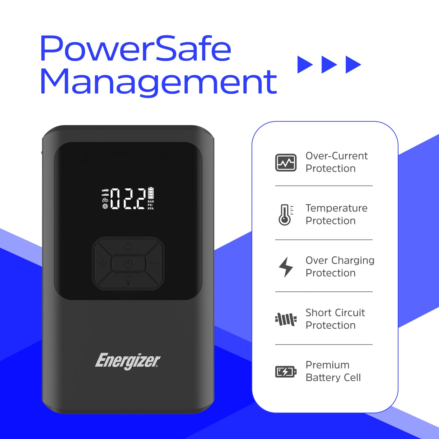 בוסטר התנעה לרכב Energizer Je10000jp 1500a