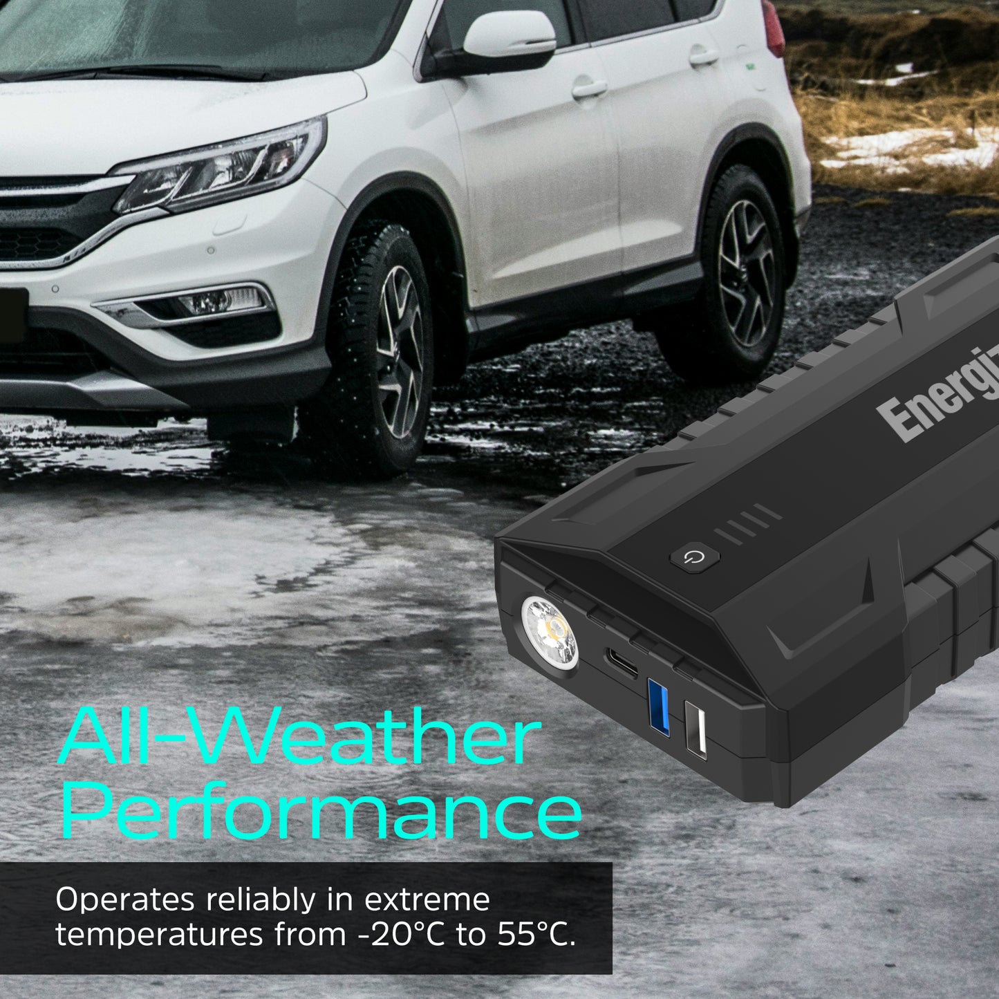בוסטר התנעה לרכב Energizer Je12000jp 1800a