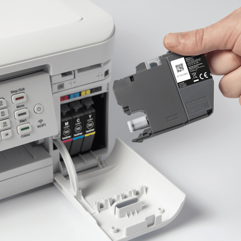 סט 4 ראשי דיו מקוריים Brother LC421