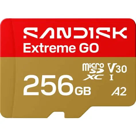 כרטיס SanDisk Extreme GO microSDXC 240MB/s 256GB