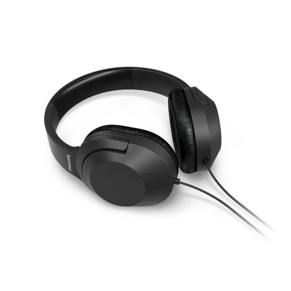 אוזניות קשת חוטיות עם כבל 2 מטר PHILIPS TAH2005BK שחור