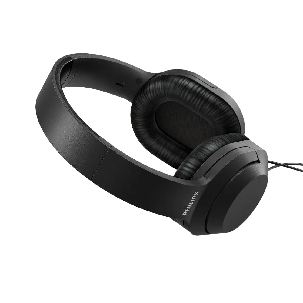 אוזניות קשת חוטיות עם כבל 2 מטר PHILIPS TAH2005BK שחור