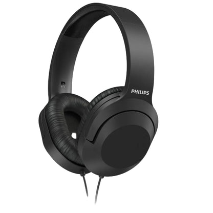 אוזניות קשת חוטיות עם כבל 2 מטר PHILIPS TAH2005BK שחור