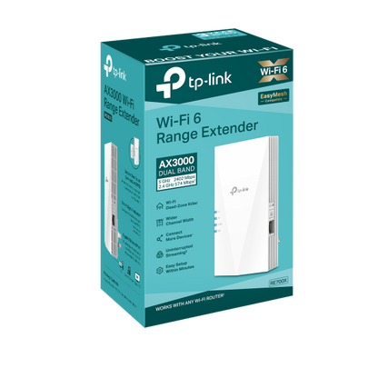 RE700X AX3000 Mesh WiFi 6 Extender TP-link