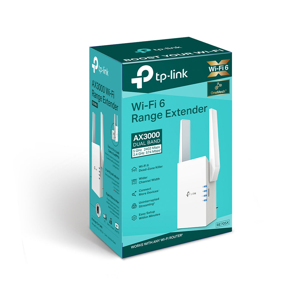 מגדיל טווח RE705X AX3000 Mesh WiFi 6 Extender Tp-Link