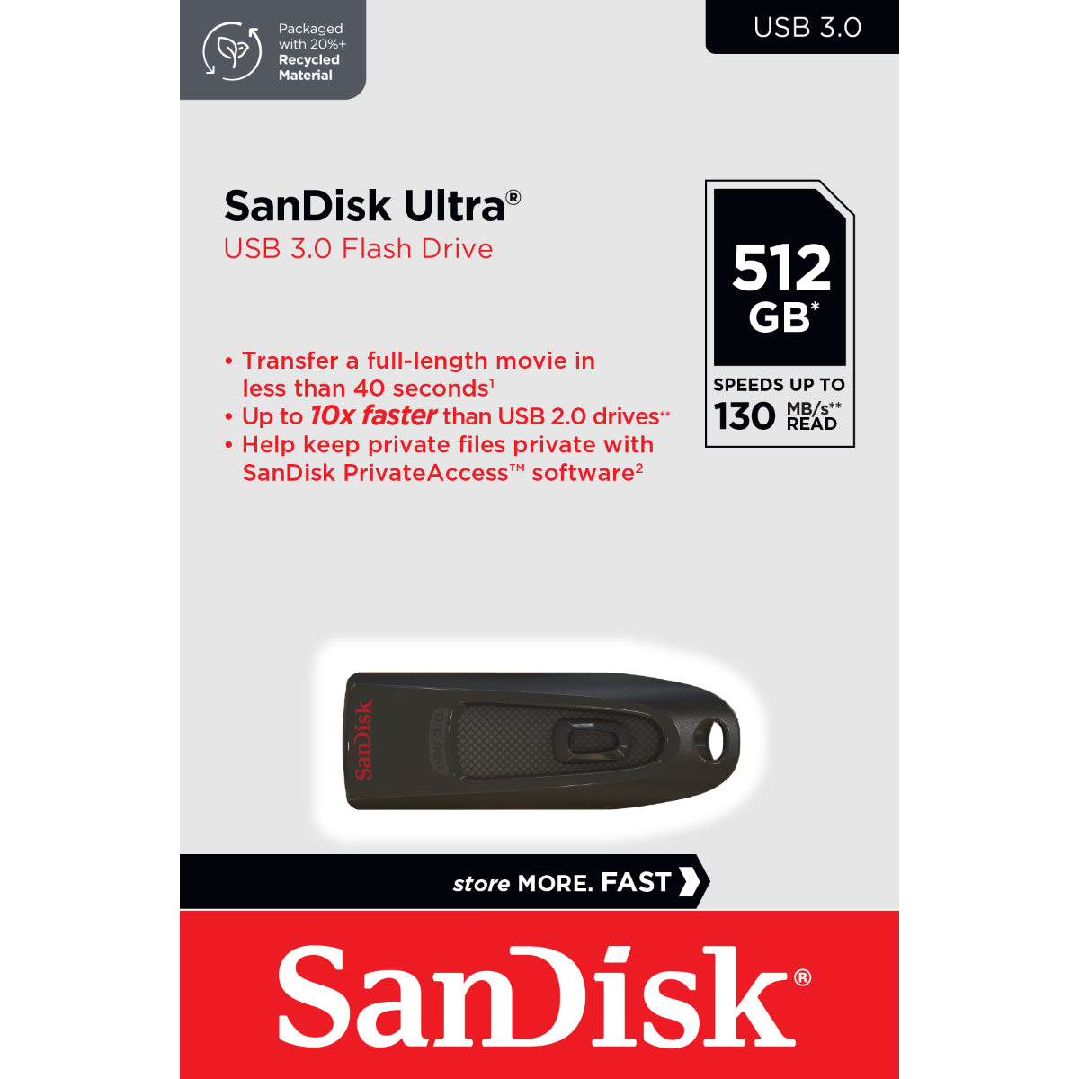 זיכרון נייד SanDisk Ultra Z48 512GB