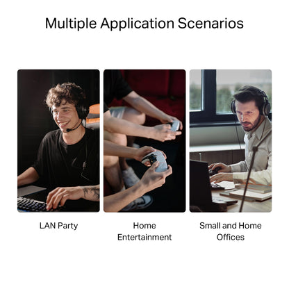 מתג TL-SG105S-M2 5-Port 2.5G Switch Tp-link