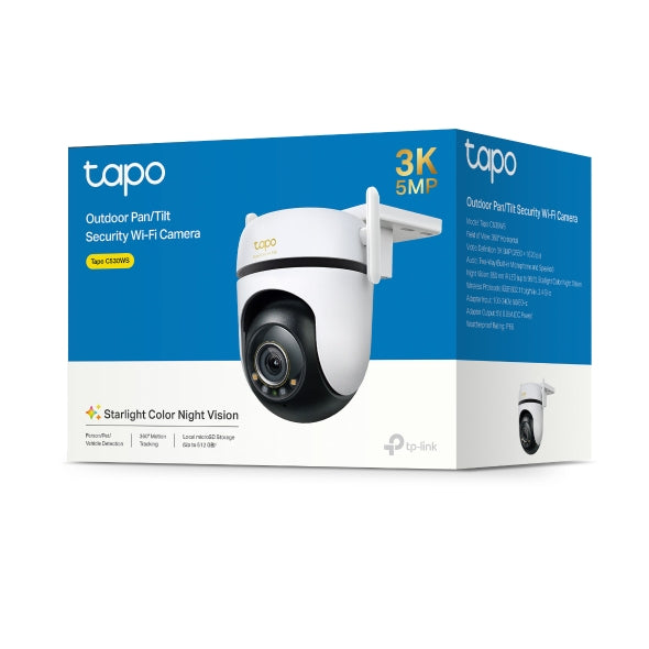 מצלמת אבטחה 360° Tapo C530ws 5mp Tp-link