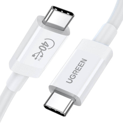 כבל טעינה וסינכרון Ugreen 0.8m Usb-c To Type-c Usb4 40gbps