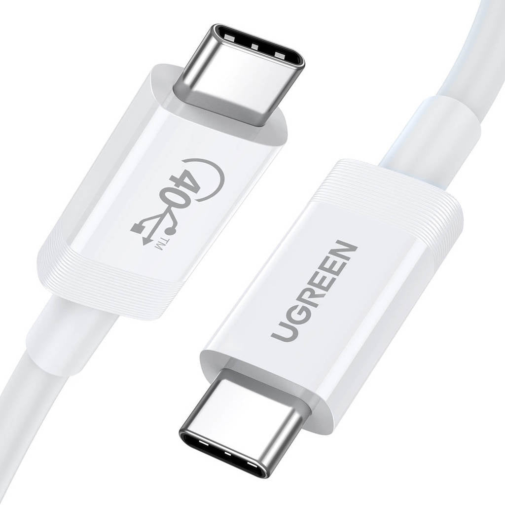 כבל טעינה וסינכרון Ugreen 0.8m Usb-c To Type-c Usb4 40gbps