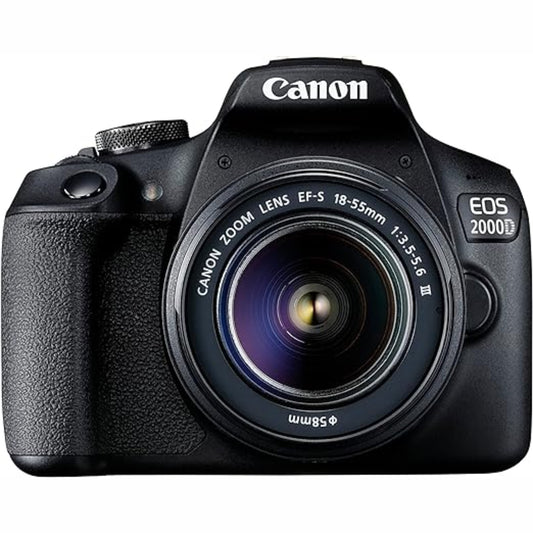 ערכת מצלמה + Canon DSLR 2000D + EF 18-55 IS + SD 16GB SEE