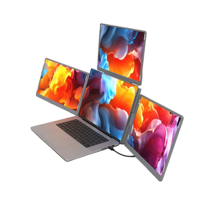 שלושה מסכים ניידים 15.6" Ofiyaa Quad Screen S8