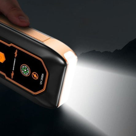 בוסטר התנעה לרכב עם סוללת חירום Omega Dn18 1200mah